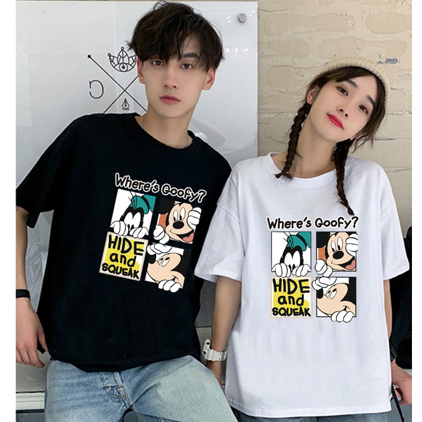 BK-157 เสื้อยืดแขนสั้นพร้อมส่ง 8สี ลายการ์ตูน ขายดีตามเทรนต์ ลายน่ารัก สีสันสดใส่น่ารัก ใส่ได้ทั้งหญิงและชาย (S-XXL)