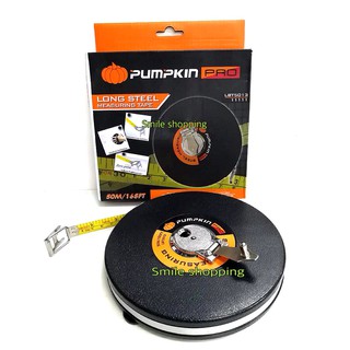 เทปวัดที่ เหล็กวัดระยะทาง  50ม./ 165FT PUMPKIN PRO NO 11111