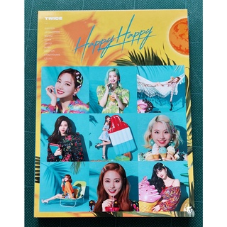อัลบั้ม ญี่ปุ่น TWICE - HAPPY HAPPY Japanese Album เวอร์ Limited B ของแท้ แกะแล้ว ไม่มีการ์ด พร้อมส่ง Kpop CD + DVD
