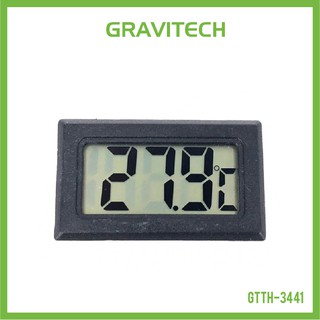 [Gravitechthai]Mini Digital Thermometer - Black