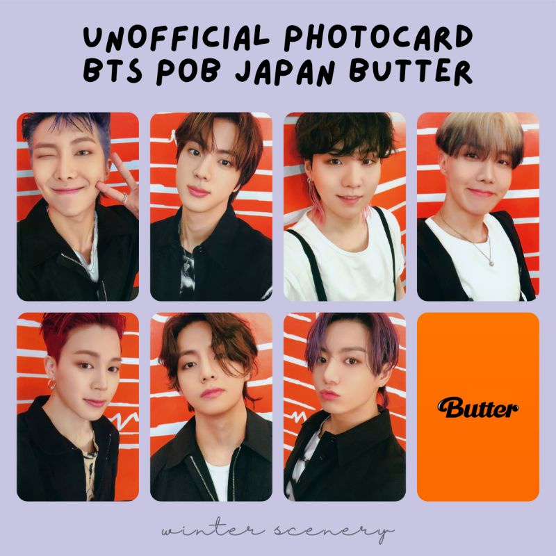 Unofficial Pre Order Benefits BTS Album - BUTTER Japan