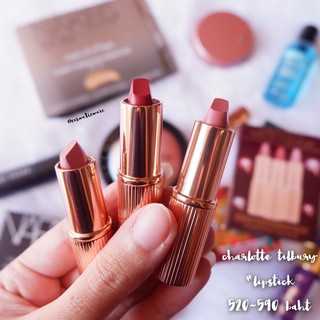 พร้อมส่ง! [มีหลายสี] ❤️ charlotte tilbury matte revolution/k.i.s.s.i.n.g lipsticks 1.1g