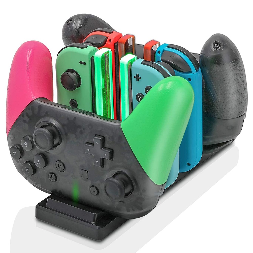 แท่นชาร์จ USB Type-C สําหรับ Nintendo Switch Joy-Con และ Switch Pro