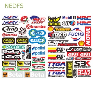 Nedfs สติกเกอร์ติดหมวกกันน็อค กันน้ํา ดัดแปลง สําหรับติดตกแต่งรถยนต์ สกูตเตอร์ รถจักรยานยนต์ รถวิบาก