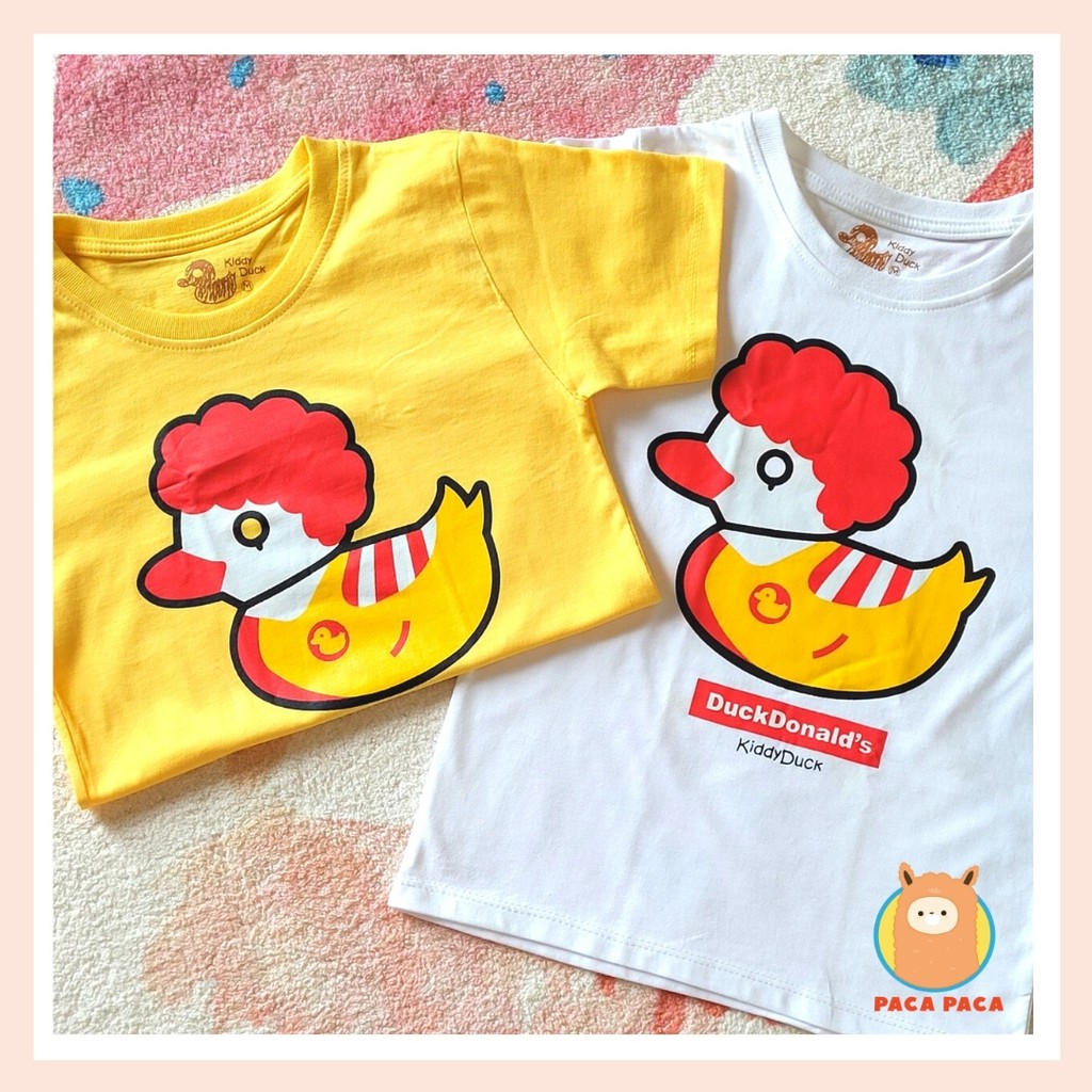 เสื้อยืดเด็ก-ลายเป็ด Mcdonald-