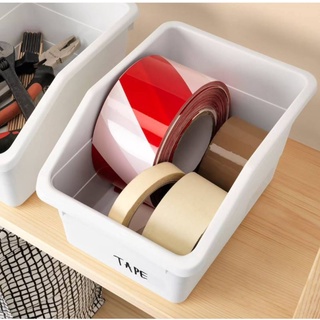 IKEA กล่องเก็บของ จัดระเบียบแบบไม่มีฝา ขนาด 26×19×15 ซม.