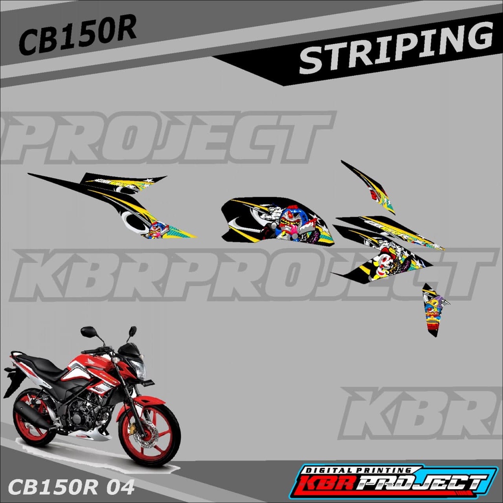 สติ๊กเกอร์ STRIPING CB 150 R - สติ๊กเกอร์ STRIPING CB 150 R .04