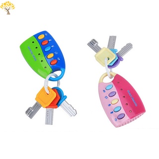 Baby Car Key kids Musical Keys Kids Sound and Light Pretend Toy Keychain