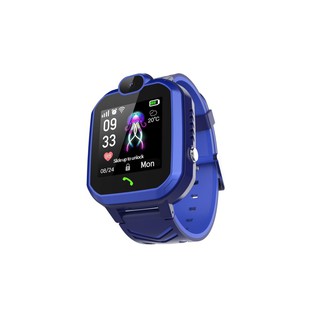 H6 GPS Smartwatch นาฬิกาเด็ก กล้องอยู่ด้านหน้า นาฬิกาตามเด็กหาย สีฟ้า