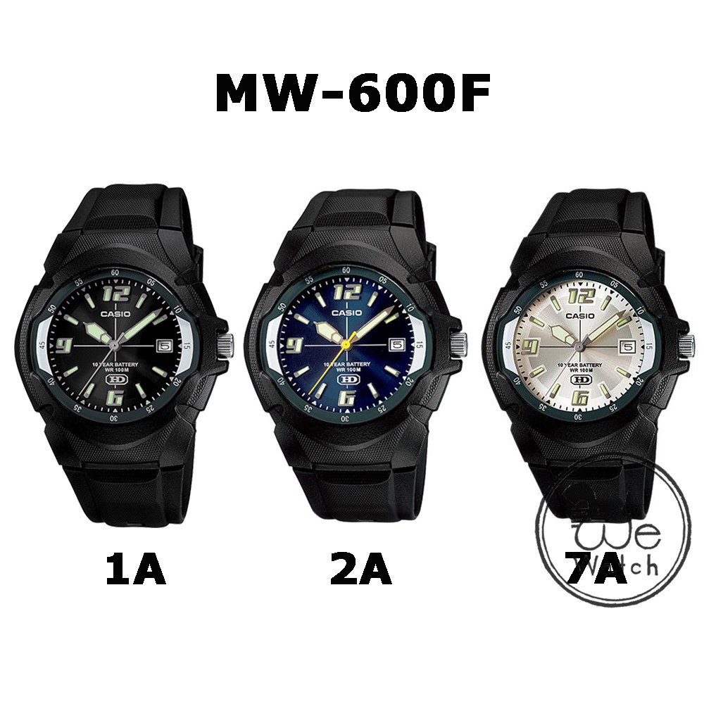 Casio ของแท้ 100% รุ่น MW-600F นาฬิกาข้อมือผู้ชาย พร้อมกล่องและรับประกัน 1ปี MW600 MW600F