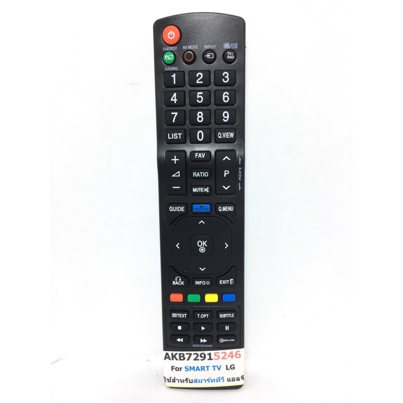 รีโมทTV LG SMART TV LGรหัสAKB72915246 Xh6h