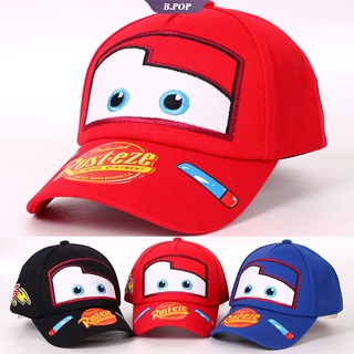 หมวกเบสบอล ลายการ์ตูน Pixar Cars Lightning McQueen สไตล์ฮิปฮอป เหมาะกับฤดูใบไม้ผลิ และฤดูร้อน สําหรับเด็ก [BP]