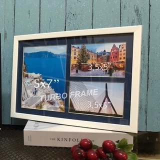 กรอบรูปพร้อมเม้าใส่ภาพ 5x7"แนวตั้ง+ 5x3.5" แนวนอน และเม้าอีกหลายแบบ เพื่อใส่ภาพท่องเที่ยว ภาพครอบครัว