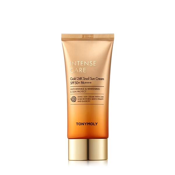 Tonymoly Intense Care Gold ครีมกันแดดหอยทาก 24K SPF50 + PA ++++ 50 มล.