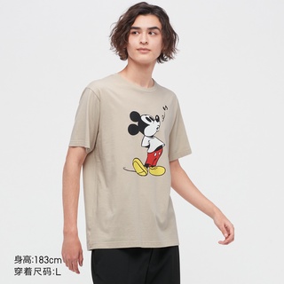 เสื้อยืดที่คุณต้องการพร้อมส่ง Uniqlo เสื้อยืดแขนสั้น ลายมิกกี้เมาส์ สําหรับผู้ชาย ผู้หญิง (UT) 447190ขนาดเต็มS-5XL