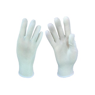 ถุงมือนิรภัย M ครีม โชวา 521 ถุงมือยาง Safety Gloves M Cream Showa 521