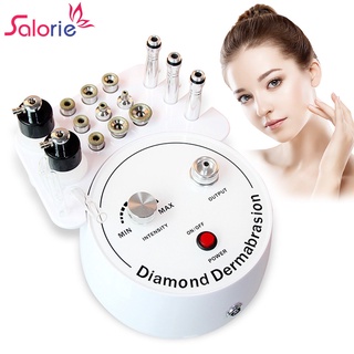 Salorie 3 In 1 Diamond Microdermabrasion Machine Oxygen Injection Beauty Instrument Blackhead Remover Pore Cleansing Face Peeling Device