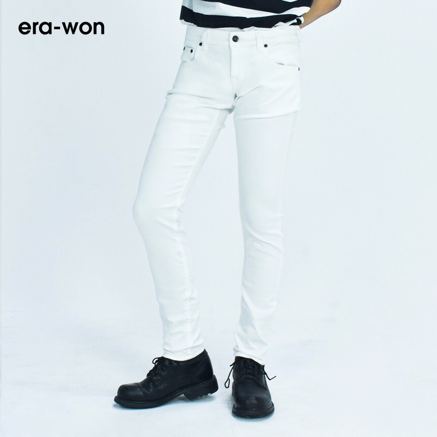 era-won กางเกงยีนส์ Jeans ทรง Ultra Skinny fit สี Foam