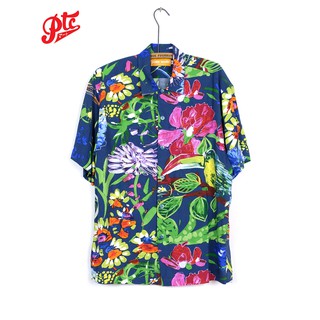 เสื้อฮาวาย JAMS WORLD / CORAL ABYSS NAVY 100% RAYON MADE IN HAWAII,USA