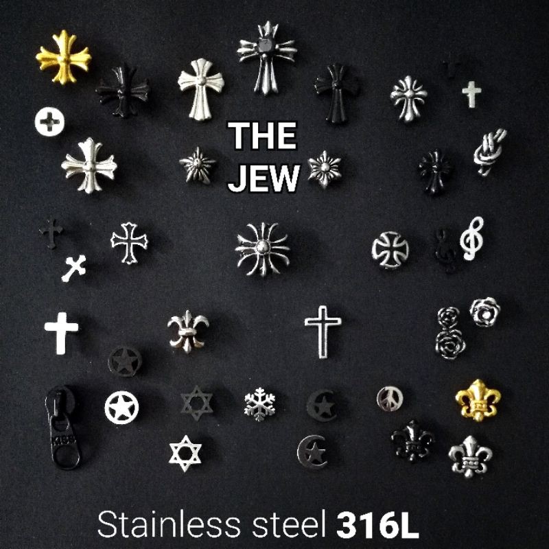 The Jew จิวเนื้อสแตนเลส stainless 316L