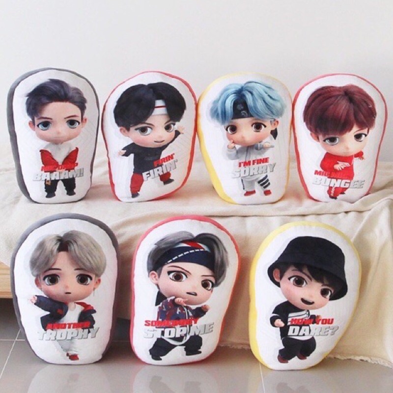 🔥พร้อมส่ง ของแท้🔥หมอนอิง TinyTan Soft Cushion BTS ของแท้💯% ⭐️