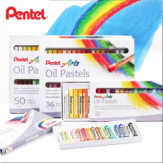 สีชอล์ค Pentel 12 / 16 / 25 / 36 / 50 เพนเทล Pentel Oil Pastel