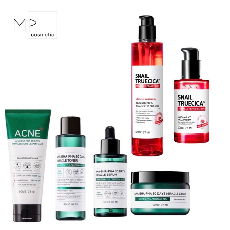 ○☞✲Some By Mi Miracle Acne Clear Foam,Toner,Serum,Cream