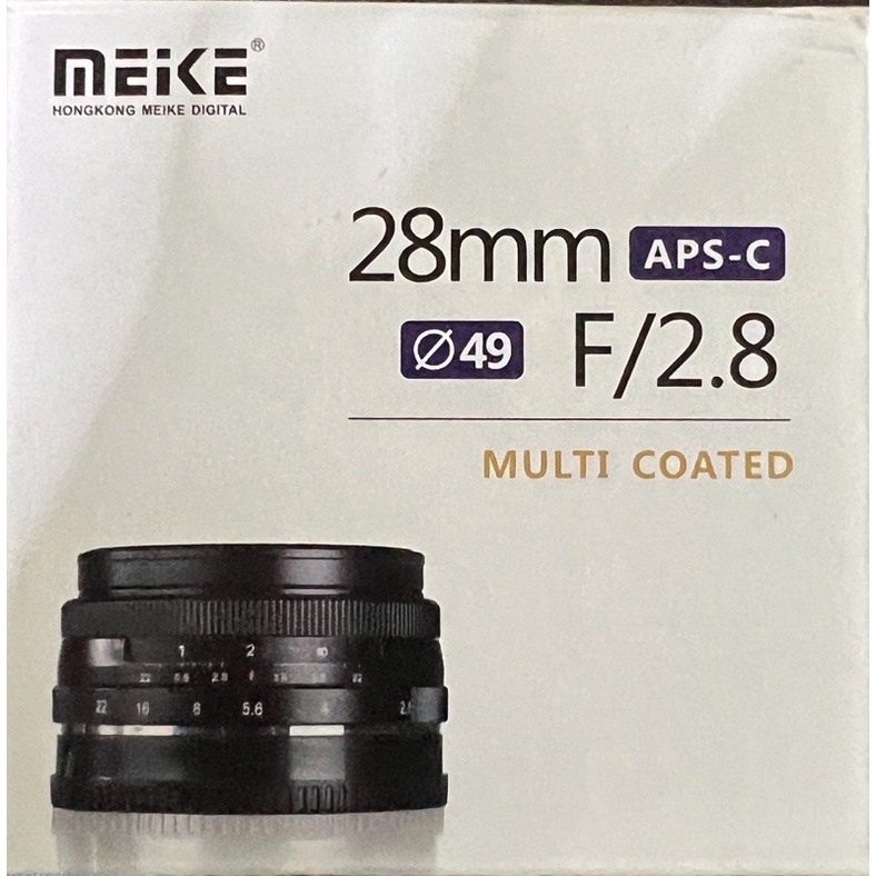 lens MEIKE 28mm f2.8 mount m4/3