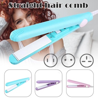 FAST| Ceramic Mini Hair Curler 2-in-1 Hair Straightener Quick Hair Styling Long-Lasting Effect