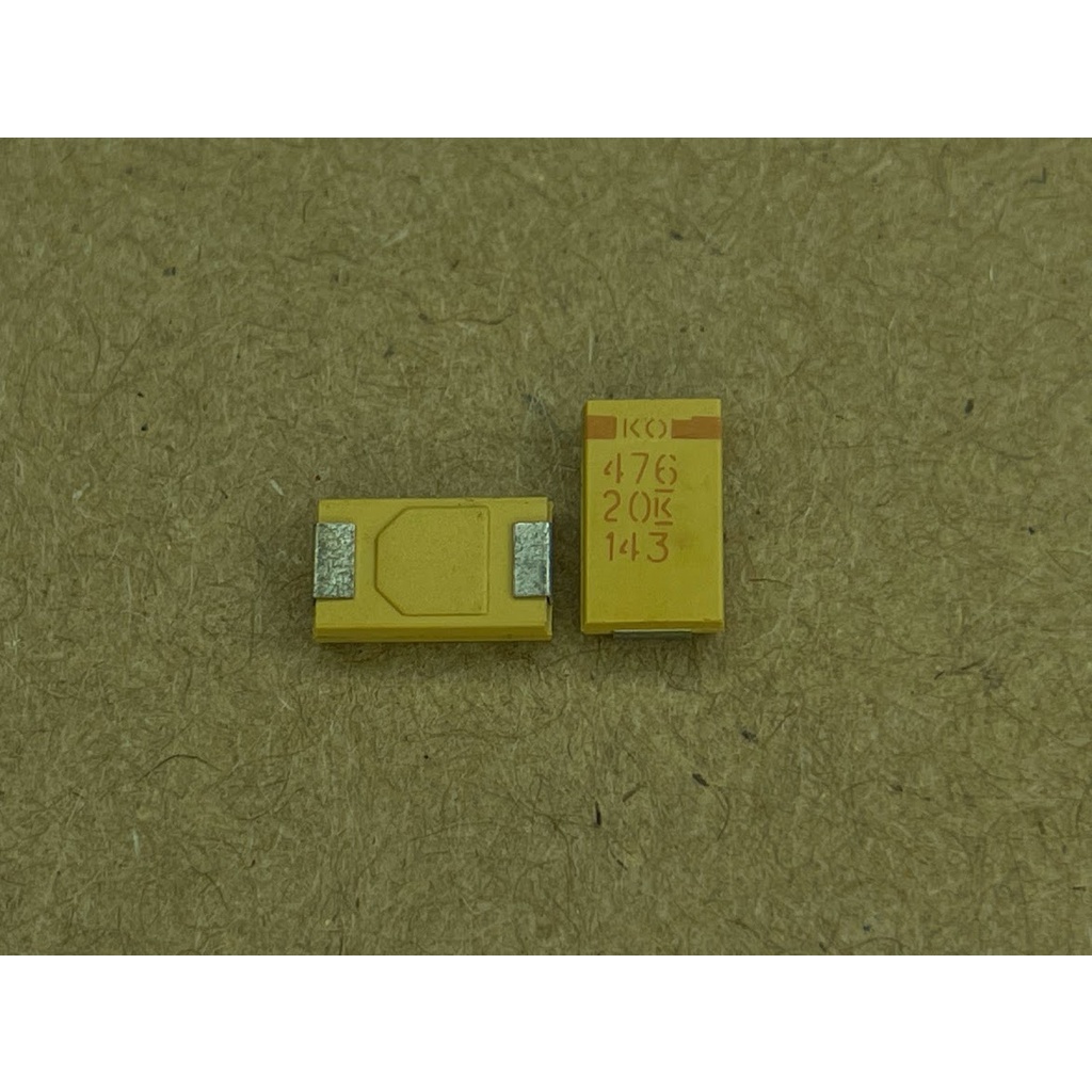 47uF 20V 90mR 7343 Kemet Tantalum Capacitor T521V476M020ATE090
