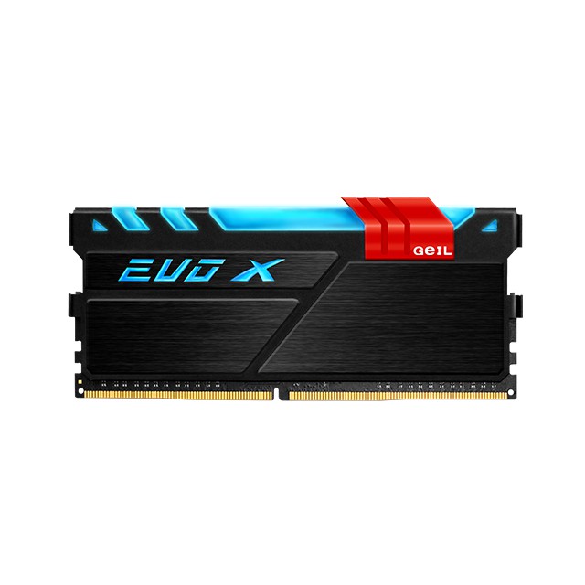 Memory (หน่วยความจำ)GeIL DDR4 16/3200 EVO X Dual Channel KIT (8×2) (GEX416GB3200C16DC)