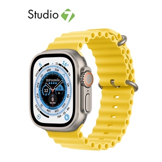 Apple Watch Ultra GPS + Cellular 49mm Titanium Case with Ocean Band by Studio 7