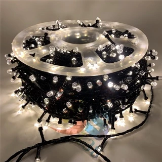 ไฟตกแต่ง (หกเหลี่ยม) LED 100เมตร 50 เมตร ไฟคริสต์มาส ไฟแต่งห้อง ไฟกระพริบ ปรับได้ 8 โหมด (มีหลายรุ่น)