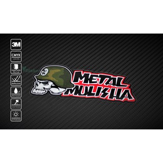 สติ๊กเกอร์ติดรถ Sticker Metal Mulisha 084