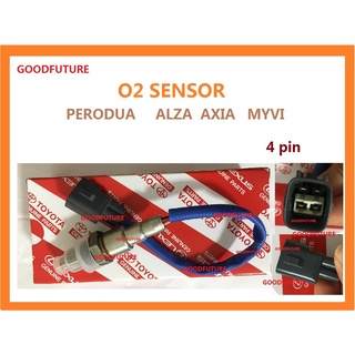 O2 SENSOR PERODUA MYVI LB / MYVI ICON / AXIA o2 OXYGEN เซนเซอร์ท่อไอเสีย สายยาว 4 พิน