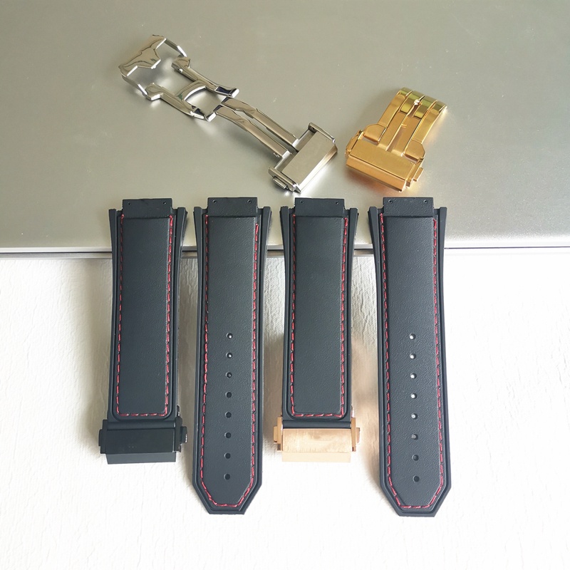 สายนาฬิกาข้อมือซิลิโคน 30 มม. แบบเปลี่ยน สําหรับ HUBLOT Strap king power series