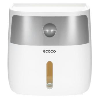 ECOCO กล่องใส่ทิชชู กันน้ำ ติดผนังไม่ต้องเจาะ E1804 รูปที่ 6