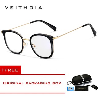 VEITHDIA Unisex แว่นตาแฟชั่น Unisex