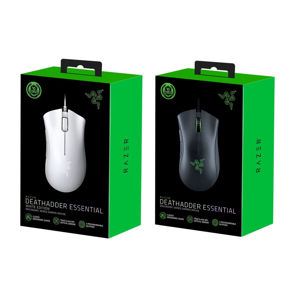 Razer DeathAdder Essential Gaming Mouse เมาส์เกมมิ่ง (รับประกันสินค้า 2 ปี)