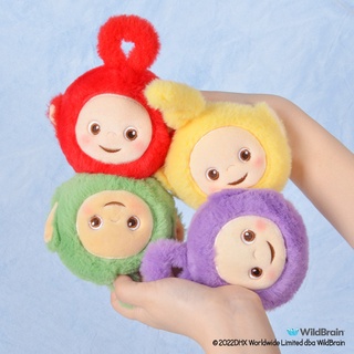❤อนุญาตของแท้!❤ Teletubbie เสาอากาศเด็ก จี้บีบอัด ตุ๊กตาหัวตุ๊กตา จี้การ์ตูน พวงกุญแจ จี้ของขวัญ