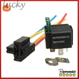 ฟิวส์ 12 v 30 amp 4 pin อุปกรณ์เสริมสําหรับรถยนต์