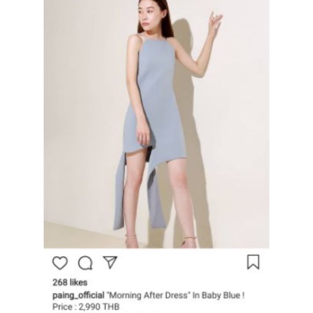 เดรสสั้นจาก​ Paing_official ใส่ออกงาน1ครั้ง