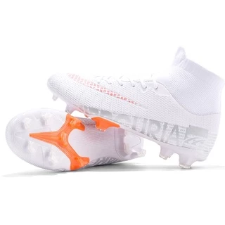 รองเท้าสตั๊ด รุ่น AG Soccer Shoes ชนิดหุ้มข้อ สำหรับฟุตซอล ฟุตบอล