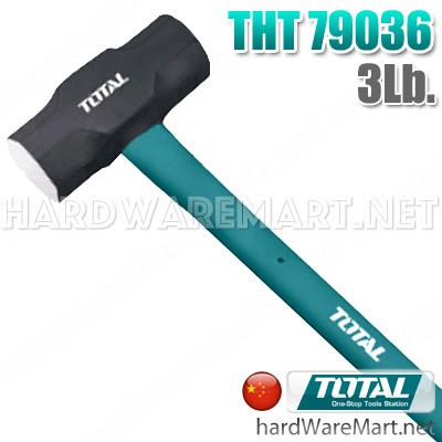 ค้อนทุบหิน 3 Lb. TOTAL THT79036   sledge hammer