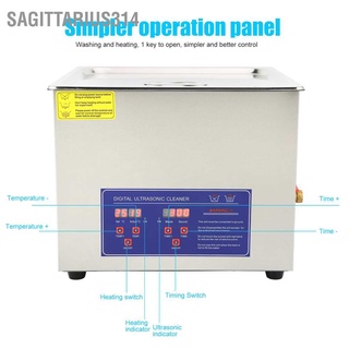 Sagittarius314 เครื่องทำความสะอาดอัลตราโซนิก PS-60A Digital Timing Heating Altrasonic Cleaning Machine