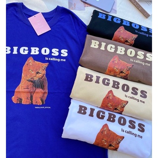 เสื้อโอเวอร์ไซต์ 🐯สกรีนลาย Big boss