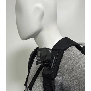สายรัดสายกระเป๋า พร้อมขา และ สกรู สำหรับ กล้องโกโปร กล้องแอคชั่น Backpack Strap Belt for Gopro , Actioncamera สายรัด