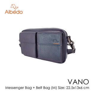 [Albedo] VANO MESSENGER BAG + BELT BAG (M)  กระเป๋าคาดเอว/กระเป๋าเอกสาร/กระเป๋าคาดอก รุ่น VANO - VN10455