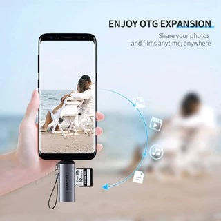 UGREEN เครื่องอ่านการ์ด Card Reader 50704 รุ่น P30 S10 Note 10 SD TF OTG Type C for PC/Mobile