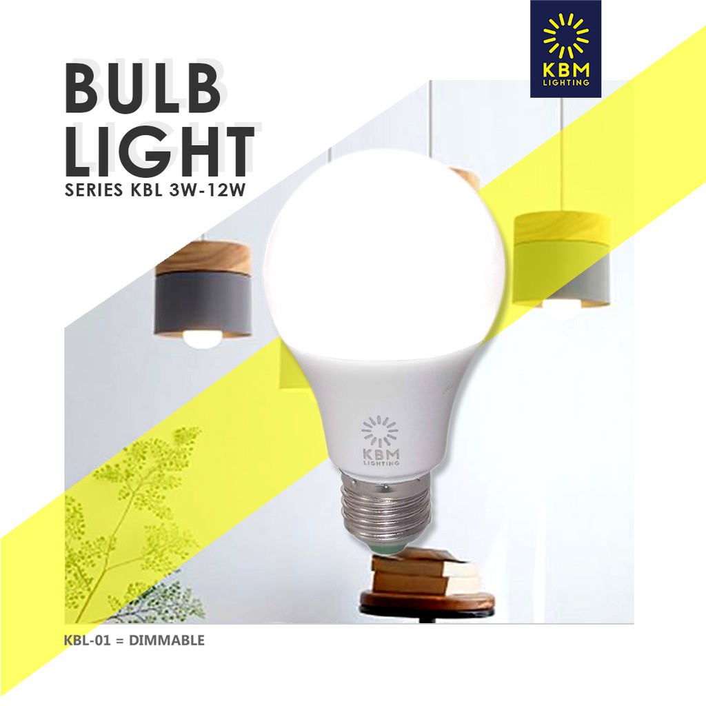 หลอดไฟแอลอีดี led bulb light ขั้วE27 รุ่น KBL02 by KBM LIGHTING
